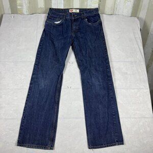 Levi's Strauss 505 Straight Leg Jeans Women' Blue Denim Five Pockets Outdoor 20R